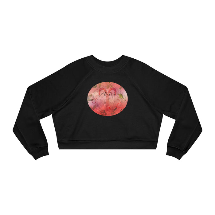 Aries Women's Cropped Fleece Pullover