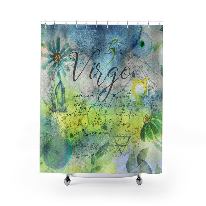 Virgo Shower Curtains
