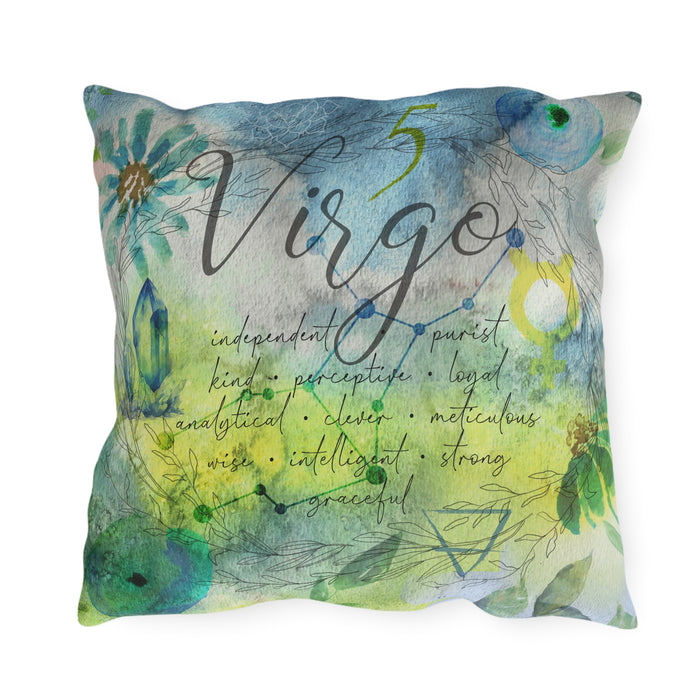 Virgo Outdoor Pillows