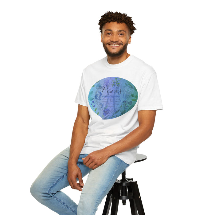 Pisces Unisex Garment-Dyed T-shirt