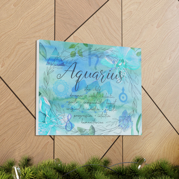 Aquarius Canvas Gallery Wraps