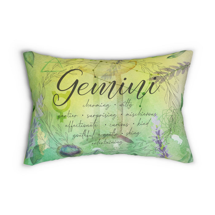 Gemini Spun Polyester Lumbar Pillow