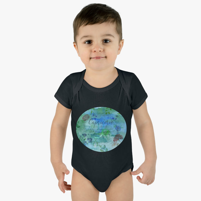 Capricorn Infant Baby Rib Bodysuit