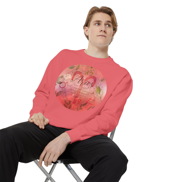 Aries Unisex Garment-Dyed Sweatshirt