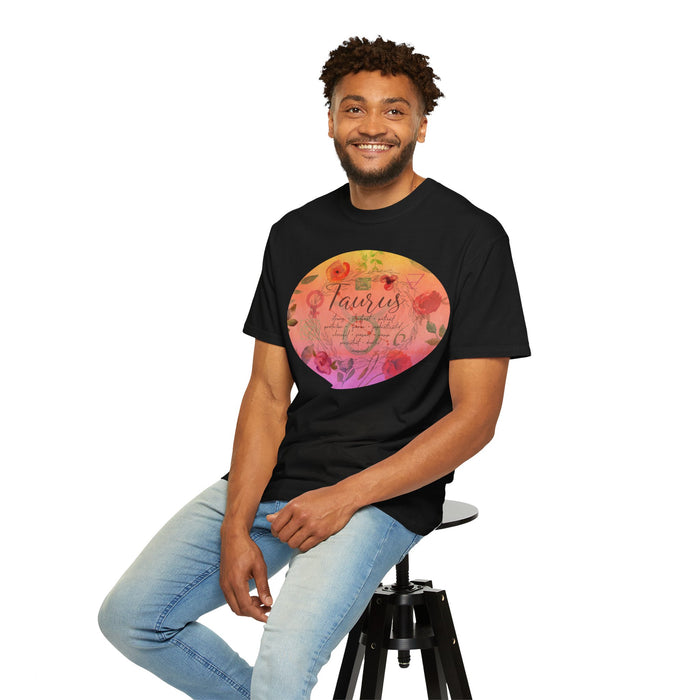 Taurus Unisex Garment-Dyed T-shirt