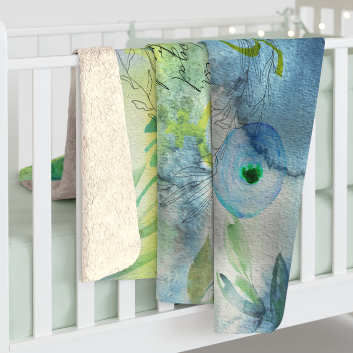 Virgo Sherpa Fleece Blanket