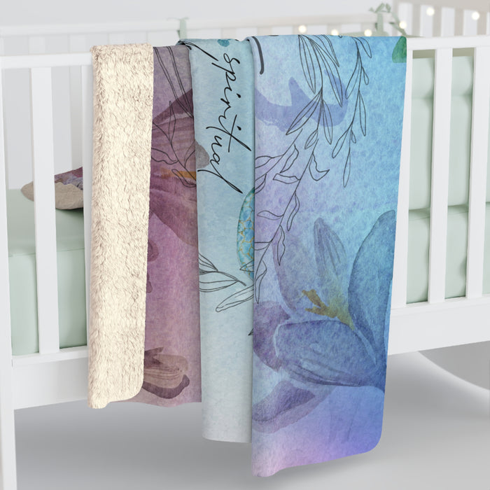 Sagittarius Sherpa Fleece Blanket
