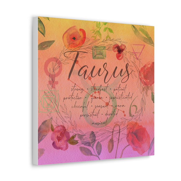 Taurus Canvas Gallery Wraps