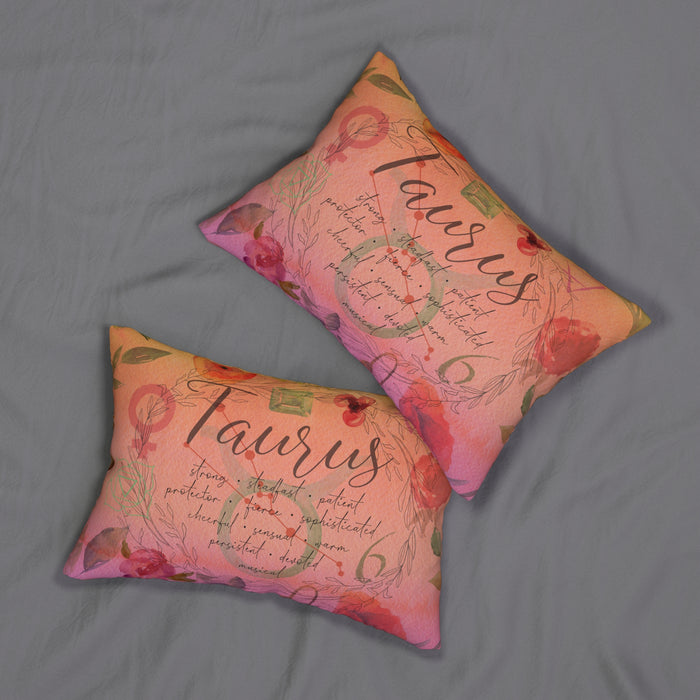 Taurus Spun Polyester Lumbar Pillow