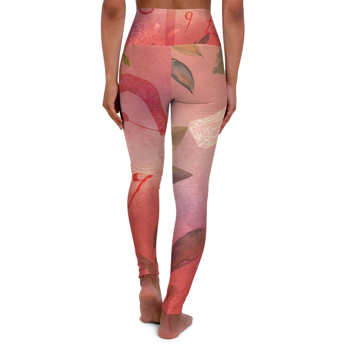 Aries High Waisted Yoga Leggings (AOP)