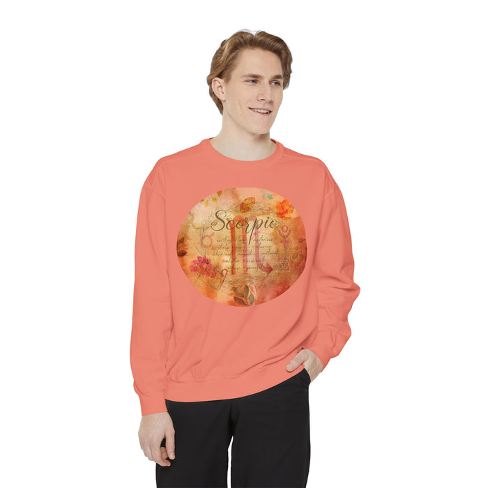 Scorpio Unisex Garment-Dyed Sweatshirt