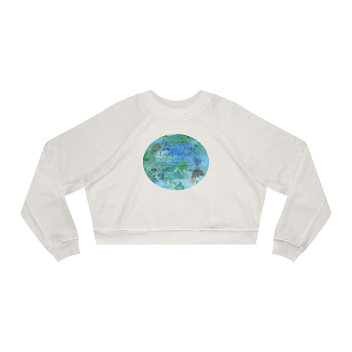 Capricorn Women's Cropped Fleece Pullover