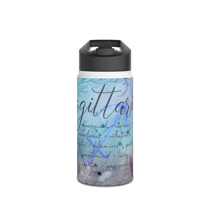 Sagittarius Stainless Steel Water Bottle, Standard Lid