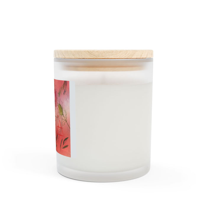 Aries Frosted Glass Candle, 11oz