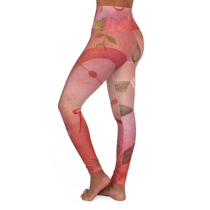Aries High Waisted Yoga Leggings (AOP)