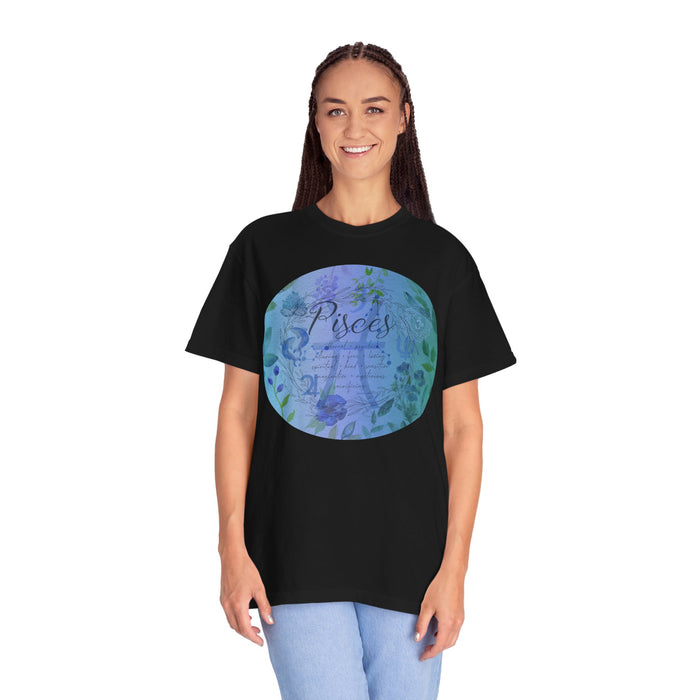 Pisces Unisex Garment-Dyed T-shirt
