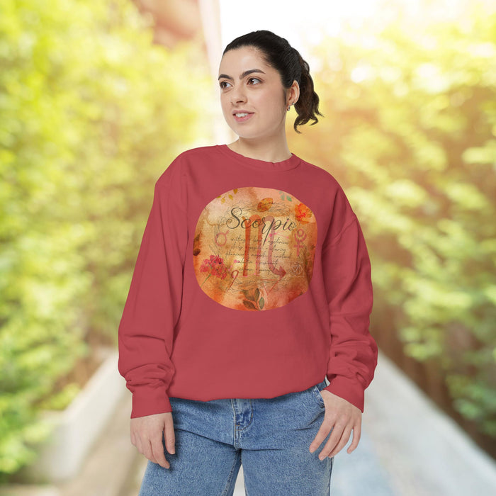Scorpio Unisex Garment-Dyed Sweatshirt