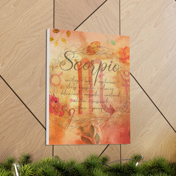 Scorpio Canvas Gallery Wraps