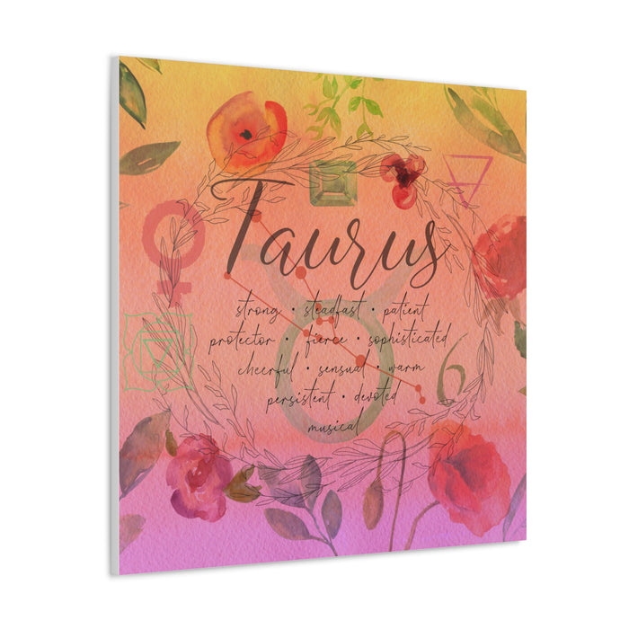 Taurus Canvas Gallery Wraps