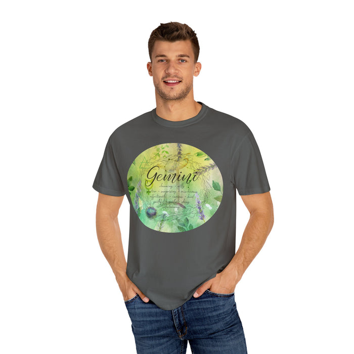 Gemini Unisex Garment-Dyed T-shirt