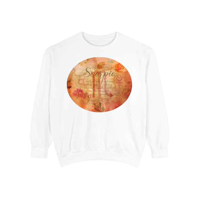 Scorpio Unisex Garment-Dyed Sweatshirt