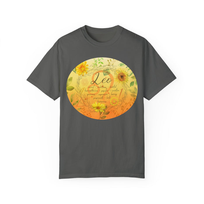 Leo Unisex Garment-Dyed T-shirt