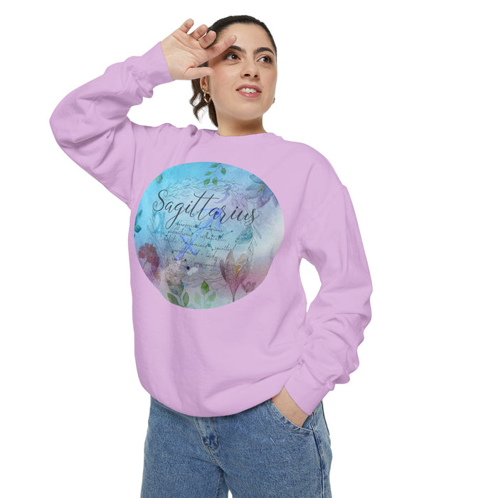 Sagittarius Unisex Garment-Dyed Sweatshirt