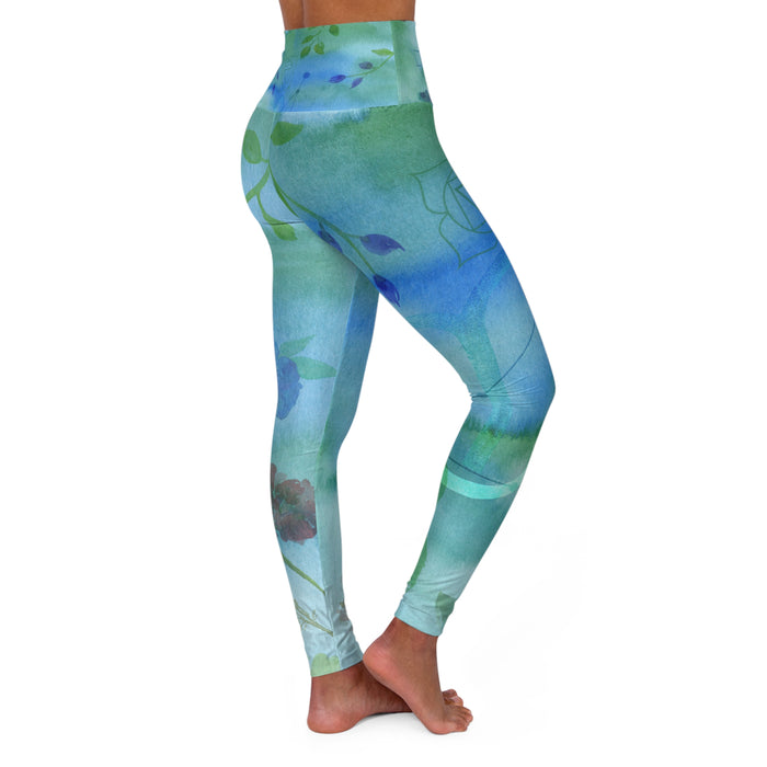 Capricorn High Waisted Yoga Leggings (AOP)