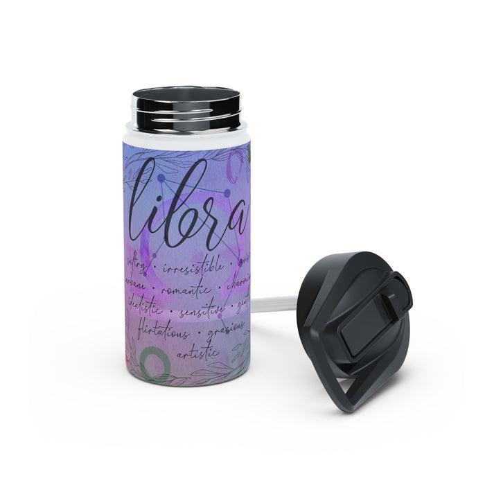 Libra Stainless Steel Water Bottle, Standard Lid