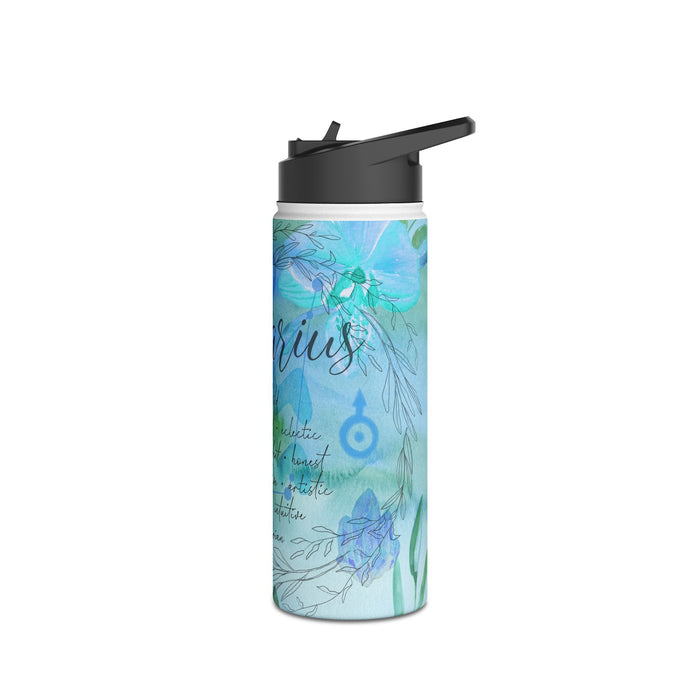 Aquarius Stainless Steel Water Bottle, Standard Lid
