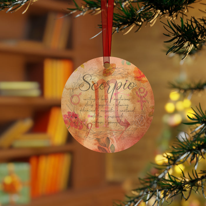 Scorpio Metal Ornaments