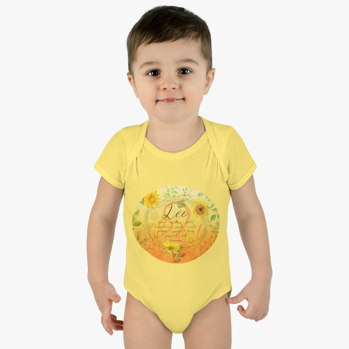 Leo Infant Baby Rib Bodysuit