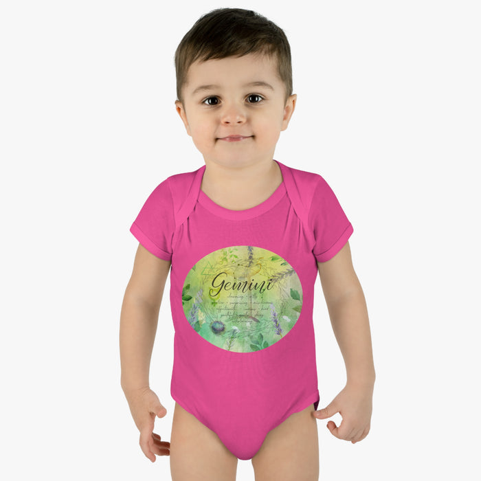 Gemini Infant Baby Rib Bodysuit