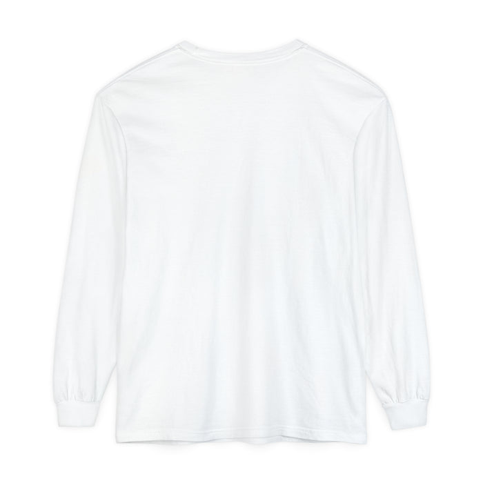 Leo Unisex Garment-dyed Long Sleeve T-Shirt