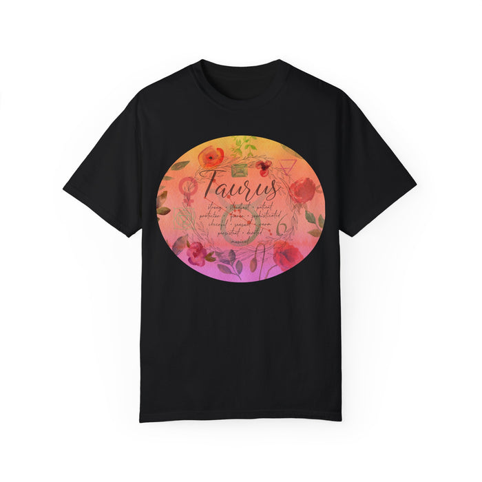 Taurus Unisex Garment-Dyed T-shirt