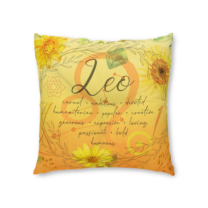 Leo Tufted Floor Pillow, Square