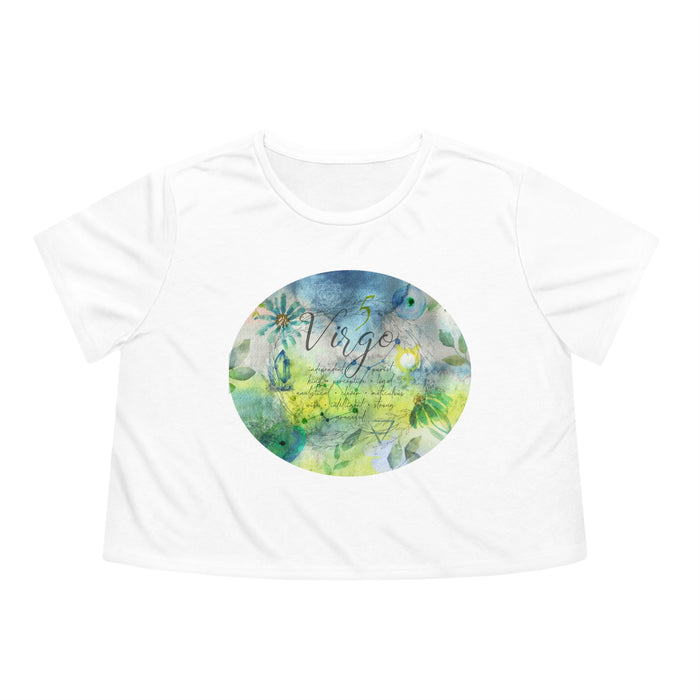Virgo Women's Flowy Cropped Tee