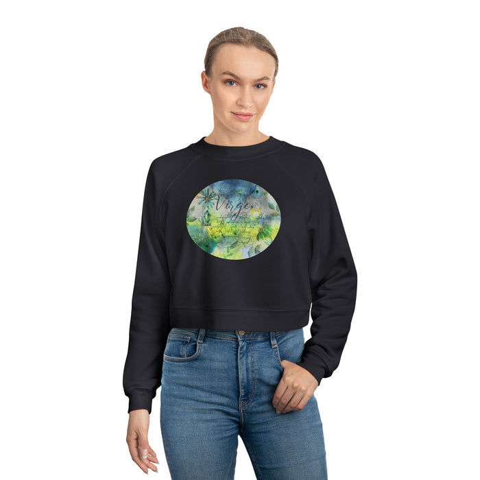 Virgo Women's Cropped Fleece Pullover