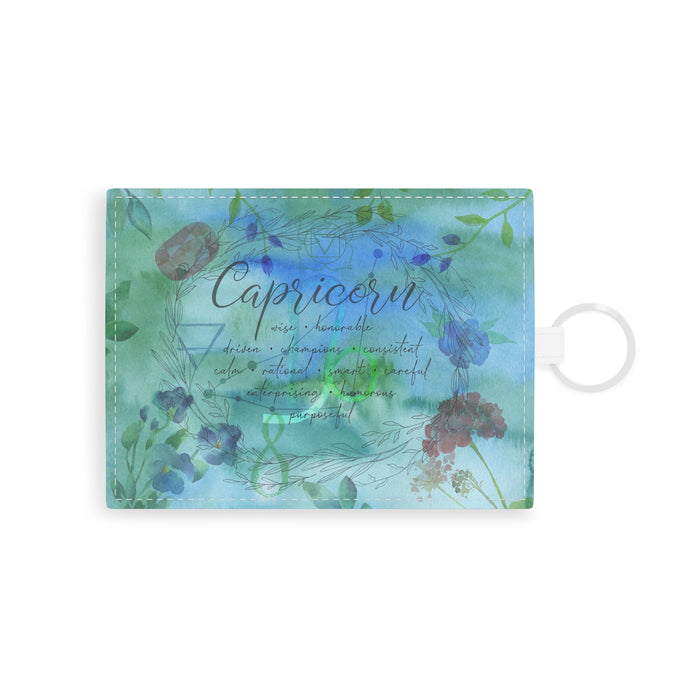 Capricorn Leather Card Holder