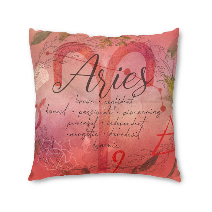 Aries Tufted Floor Pillow, Square