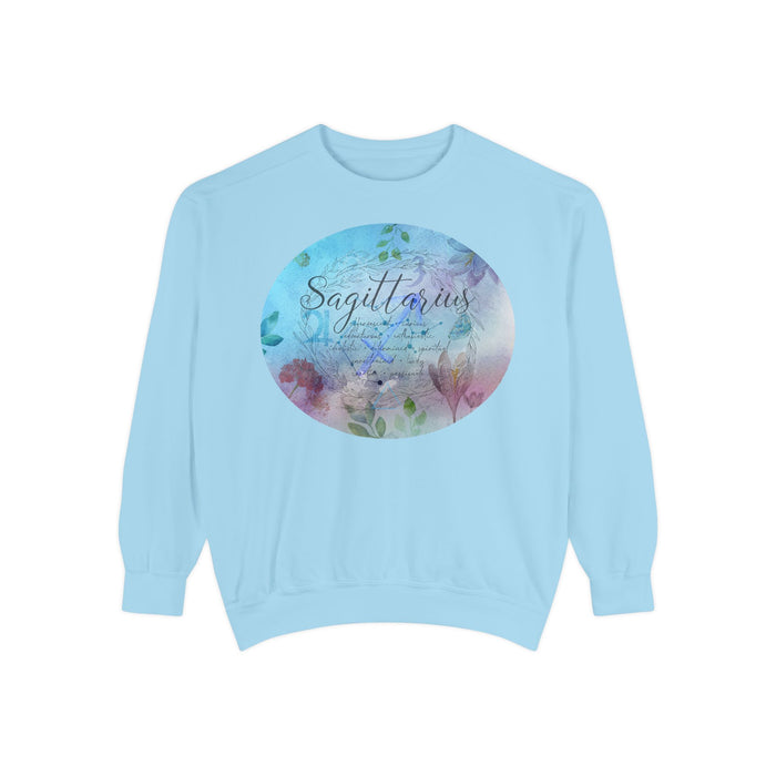 Sagittarius Unisex Garment-Dyed Sweatshirt