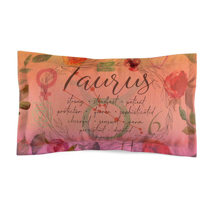 Taurus Microfiber Pillow Sham