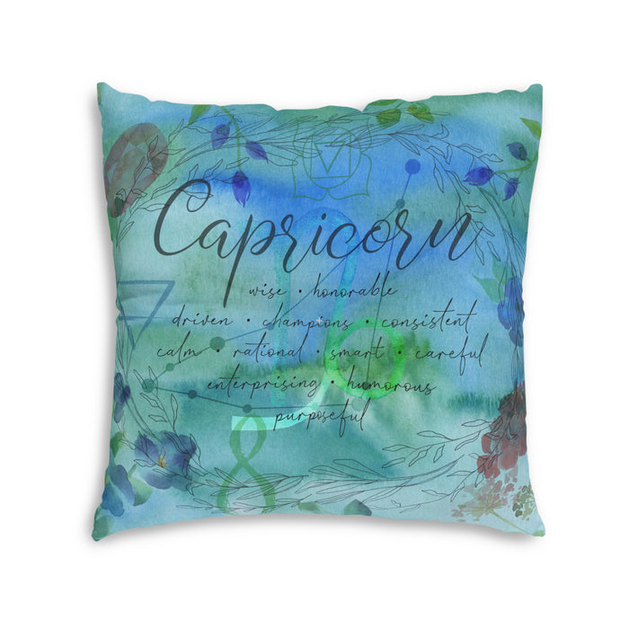 Capricorn Tufted Floor Pillow, Square
