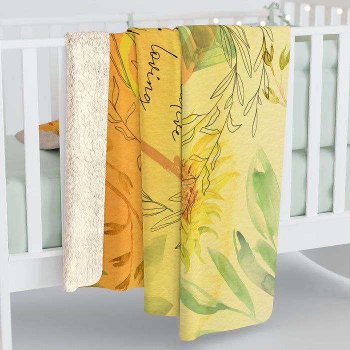 Leo Sherpa Fleece Blanket