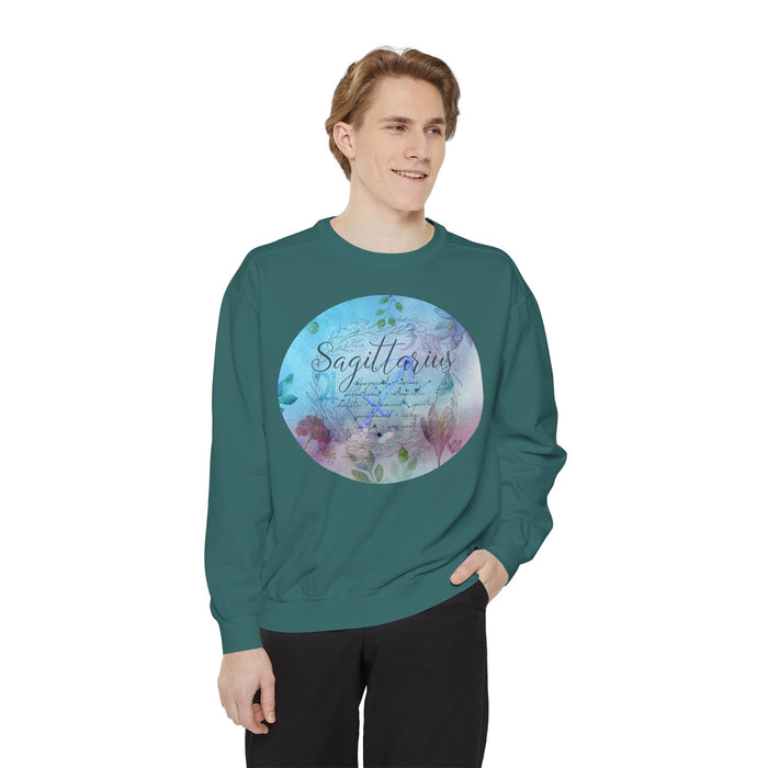 Sagittarius Unisex Garment-Dyed Sweatshirt