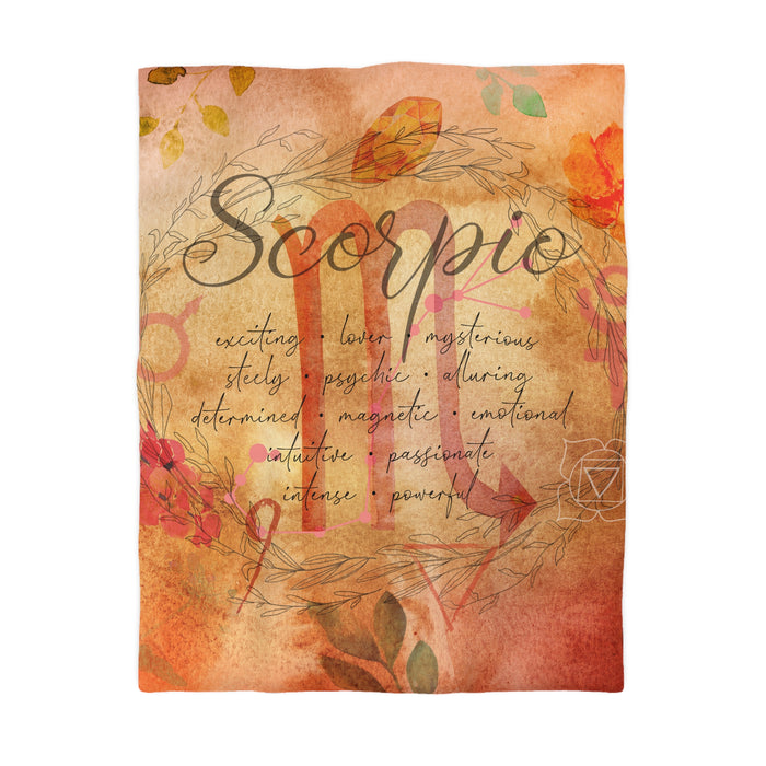 Scorpio Microfiber Duvet Cover