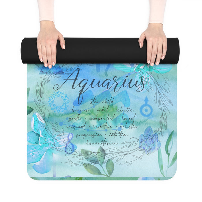 Aquarius Rubber Yoga Mat