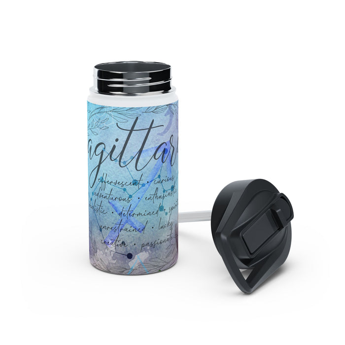 Sagittarius Stainless Steel Water Bottle, Standard Lid
