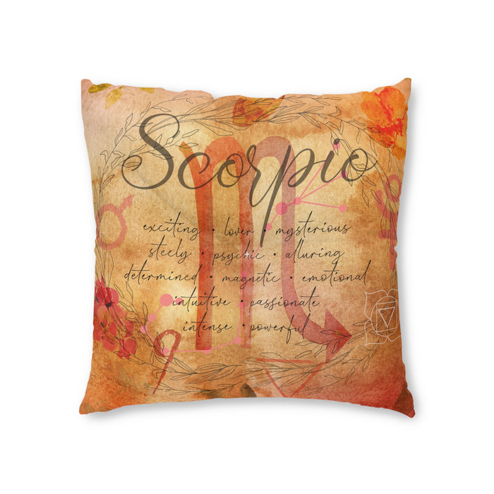 Scorpio Tufted Floor Pillow, Square