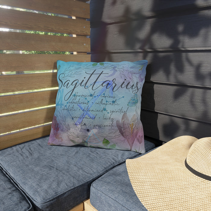 Sagittarius Outdoor Pillows
